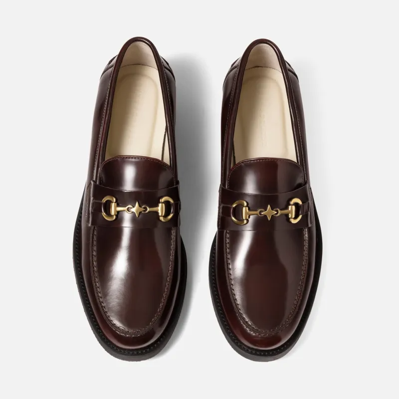 Wilde Buffed Red Plus Bit Loafer - Men's sold by Duke + Dexter