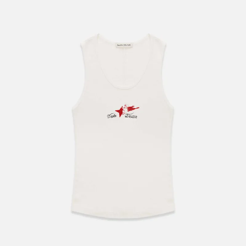 Duke Cherub Vintage White Vest - Women's sold by Duke + Dexter