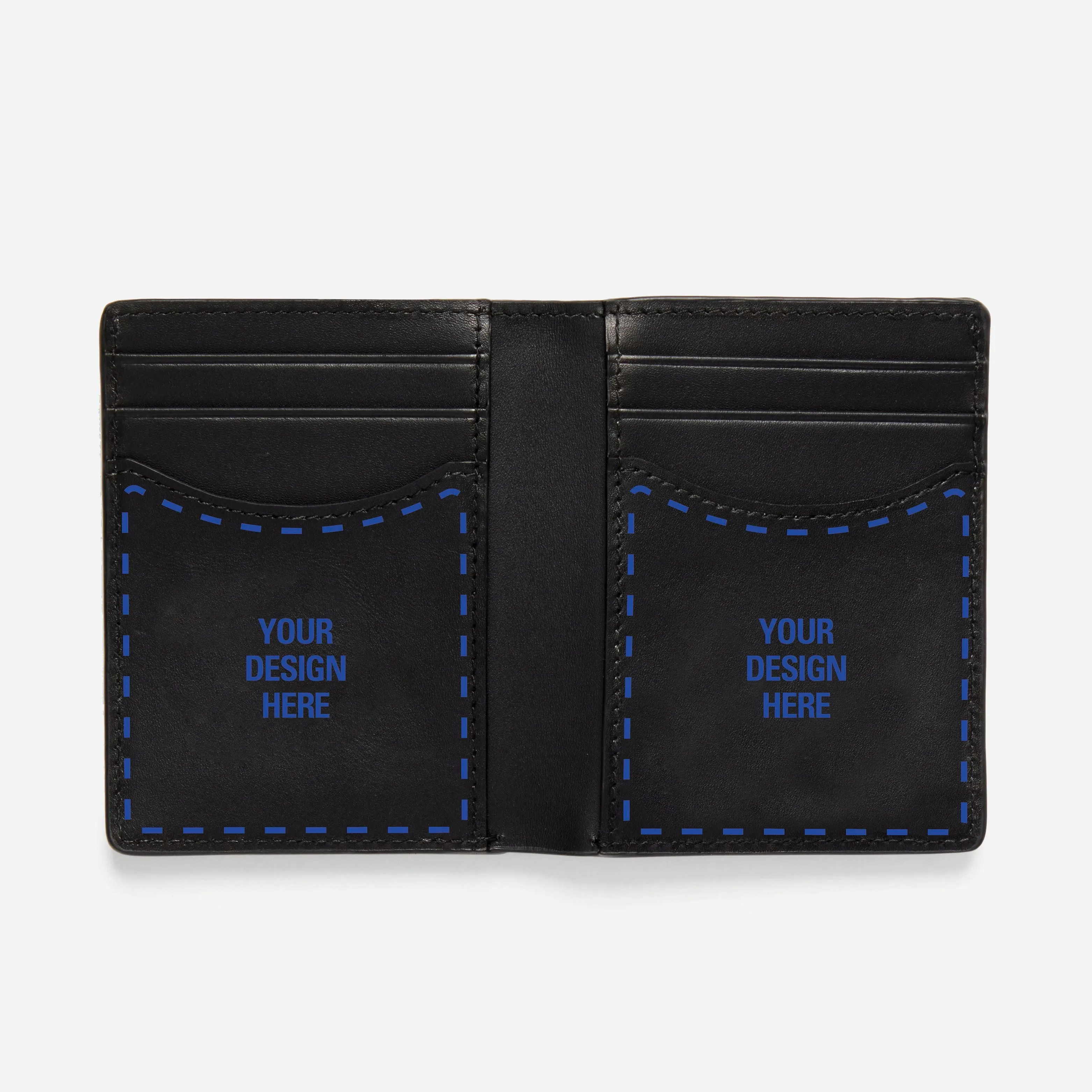 Hand-Painted Black Wallet sold by Duke + Dexter product image thumbnail 3