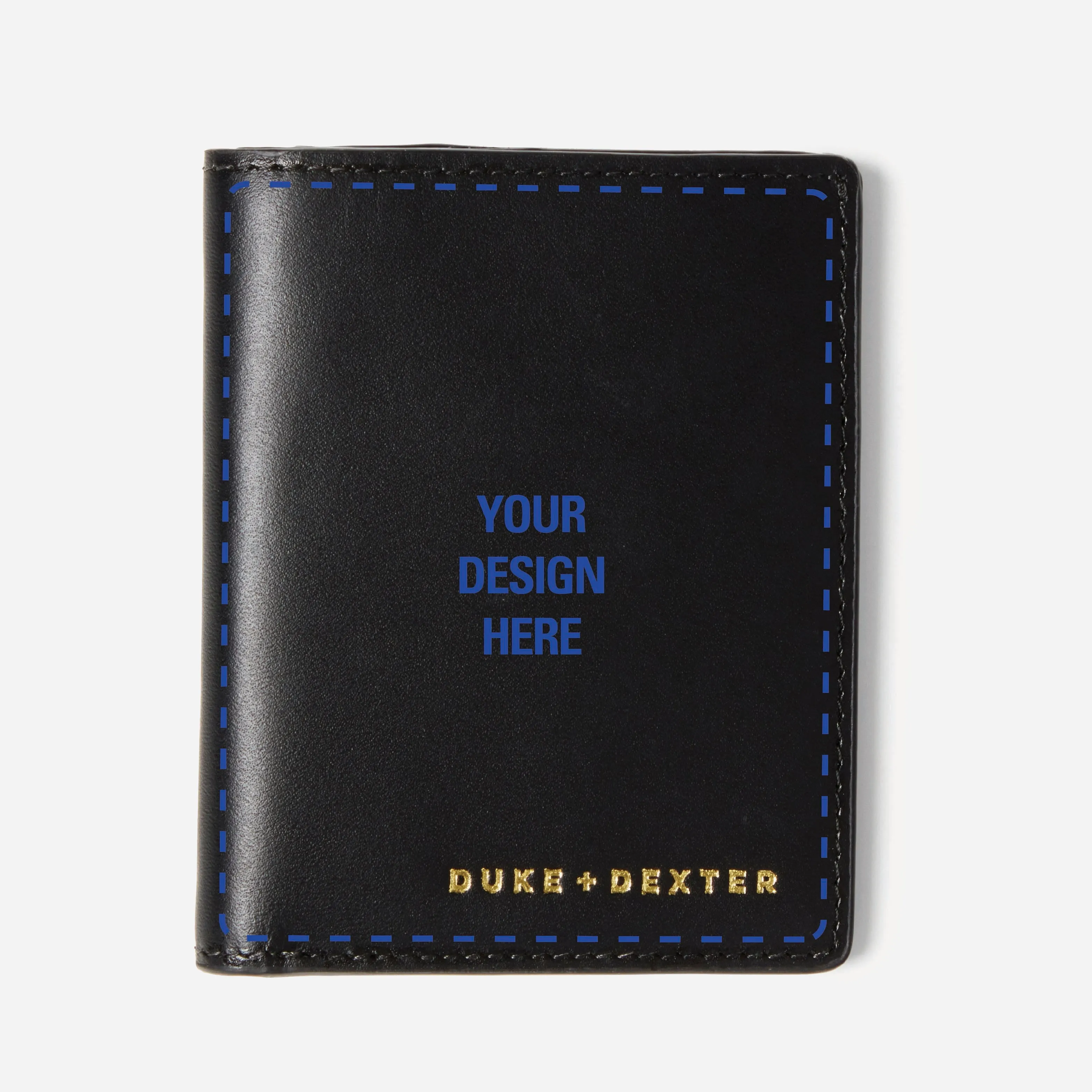 Hand-Painted Black Wallet sold by Duke + Dexter