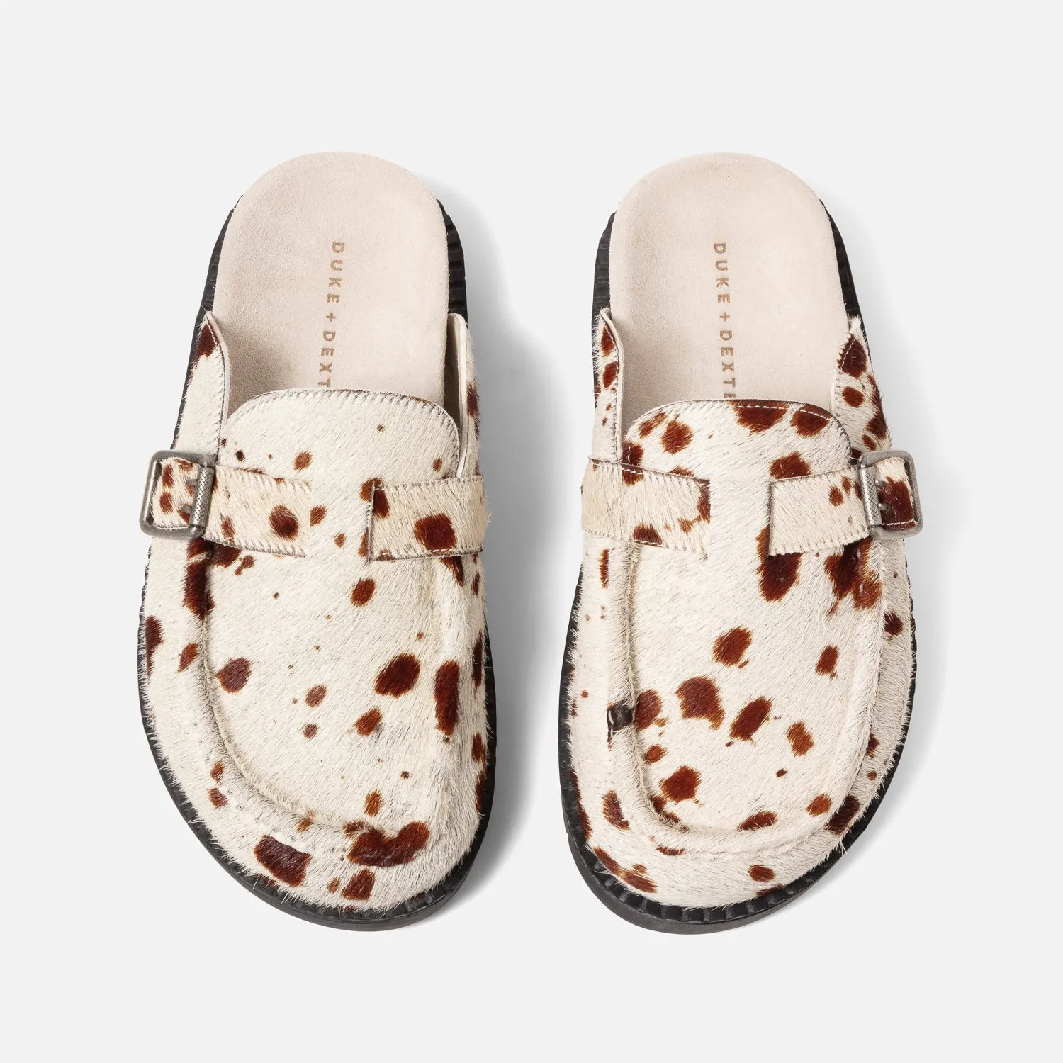 Winston Brown Cow Mule - Women's sold by Duke + Dexter product image thumbnail 4