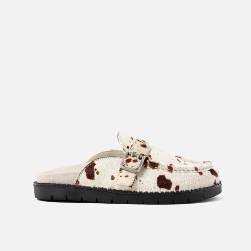Winston Brown Cow Mule - Women's sold by Duke + Dexter