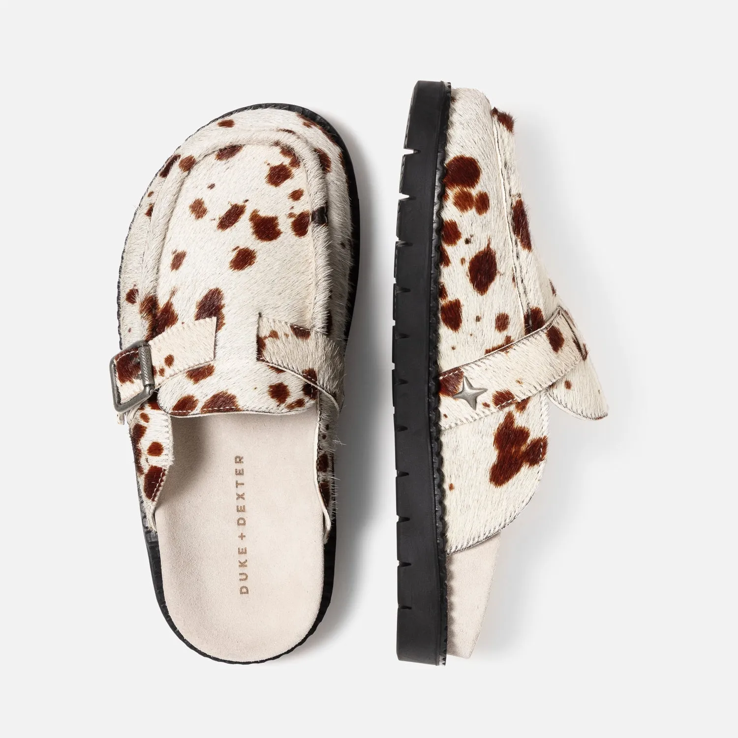 Winston Brown Cow Mule - Women's sold by Duke + Dexter product image thumbnail 5