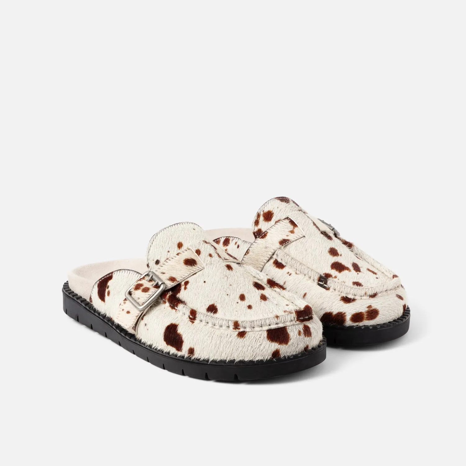 Winston Brown Cow Mule - Women's sold by Duke + Dexter product image thumbnail 3