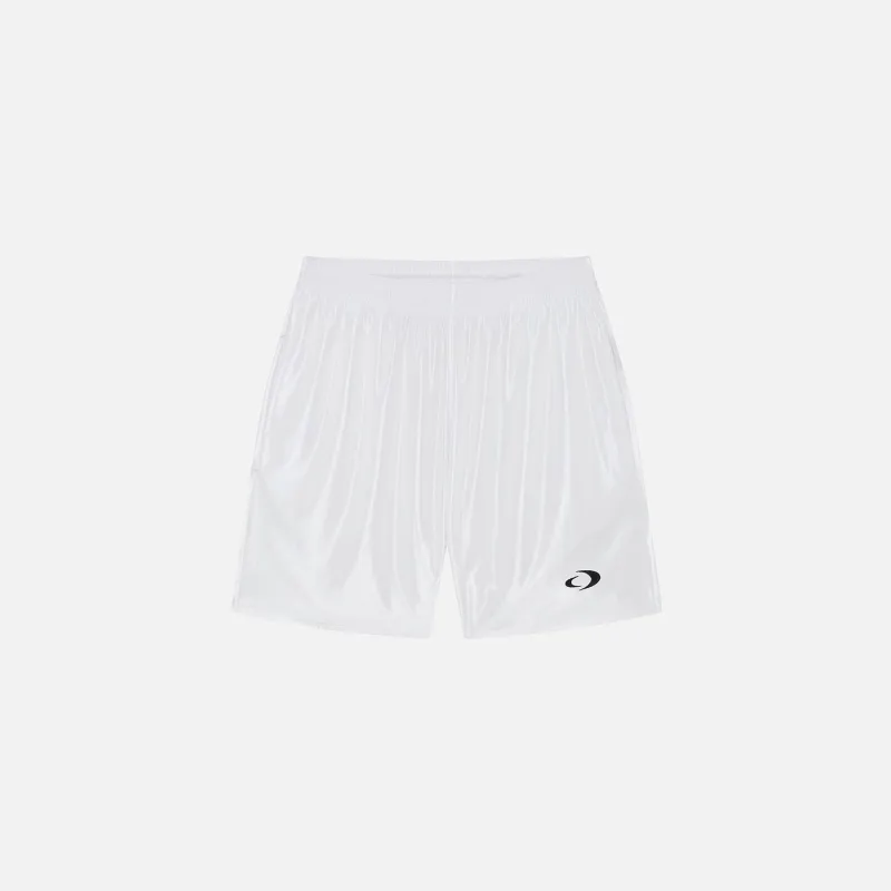 CB Emblem White Shorts made by Duke + Dexter
