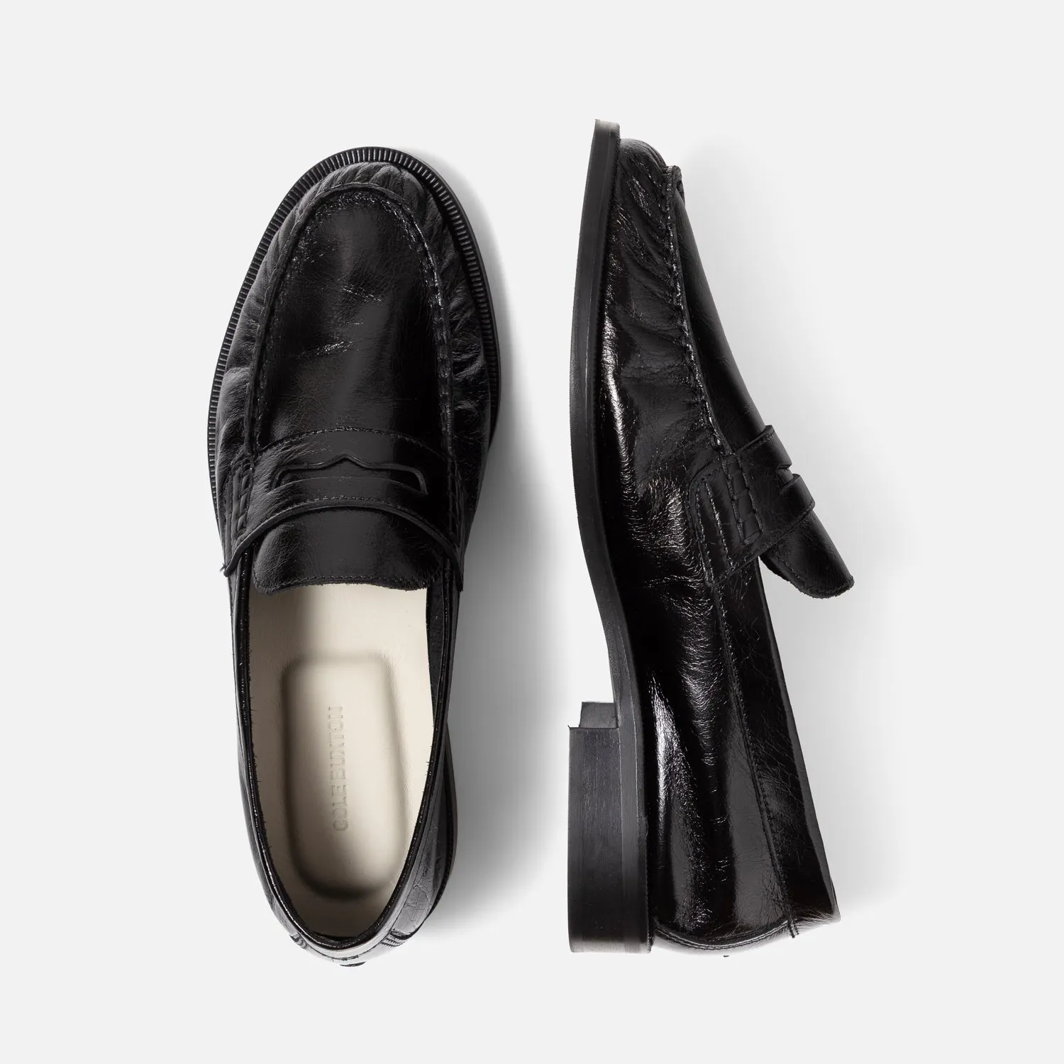 CB Black Penny Loafer - Women’s sold by Duke + Dexter product image thumbnail 4