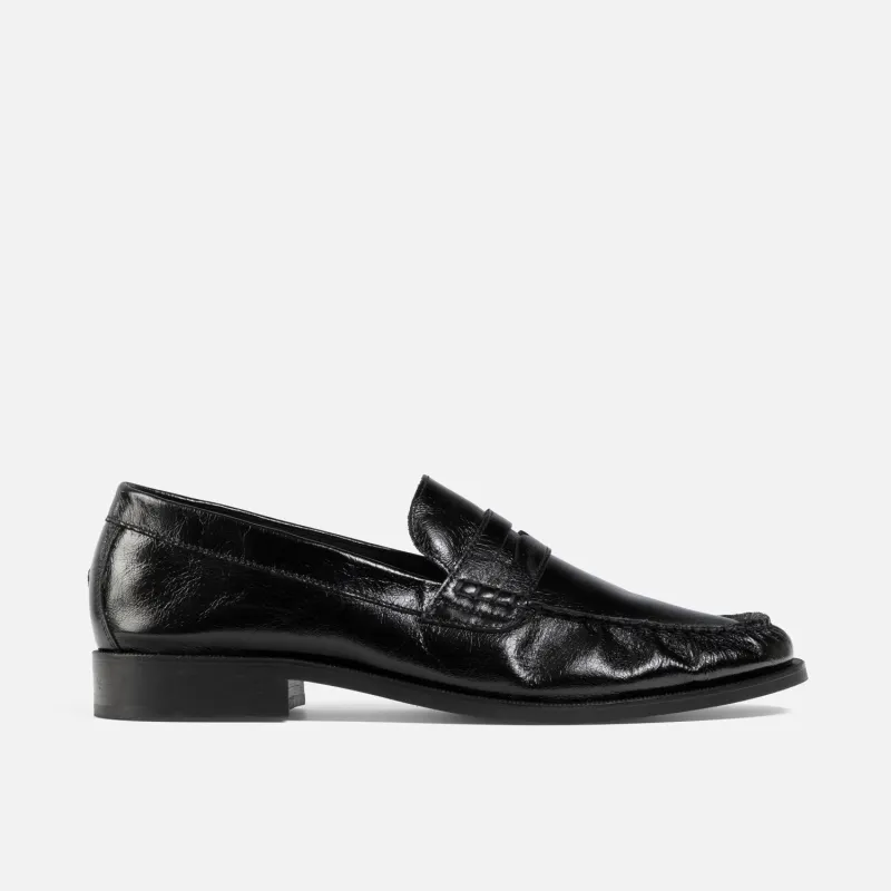 CB Black Penny Loafer - Men’s  made by Duke + Dexter