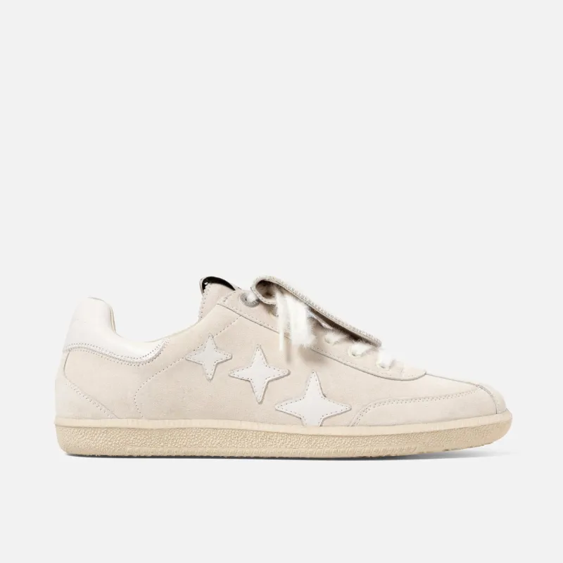 Plus Duke Off-White Suede Sneaker - Men's made by Duke + Dexter