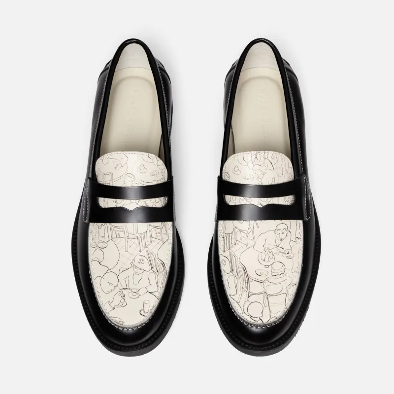 Wilde NY Cafe Penny Loafer - Men's made by Duke + Dexter