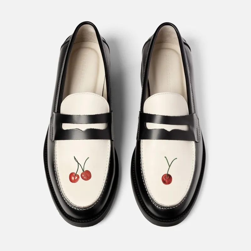 Wilde NY Cherry Penny Loafer - Men's made by Duke + Dexter