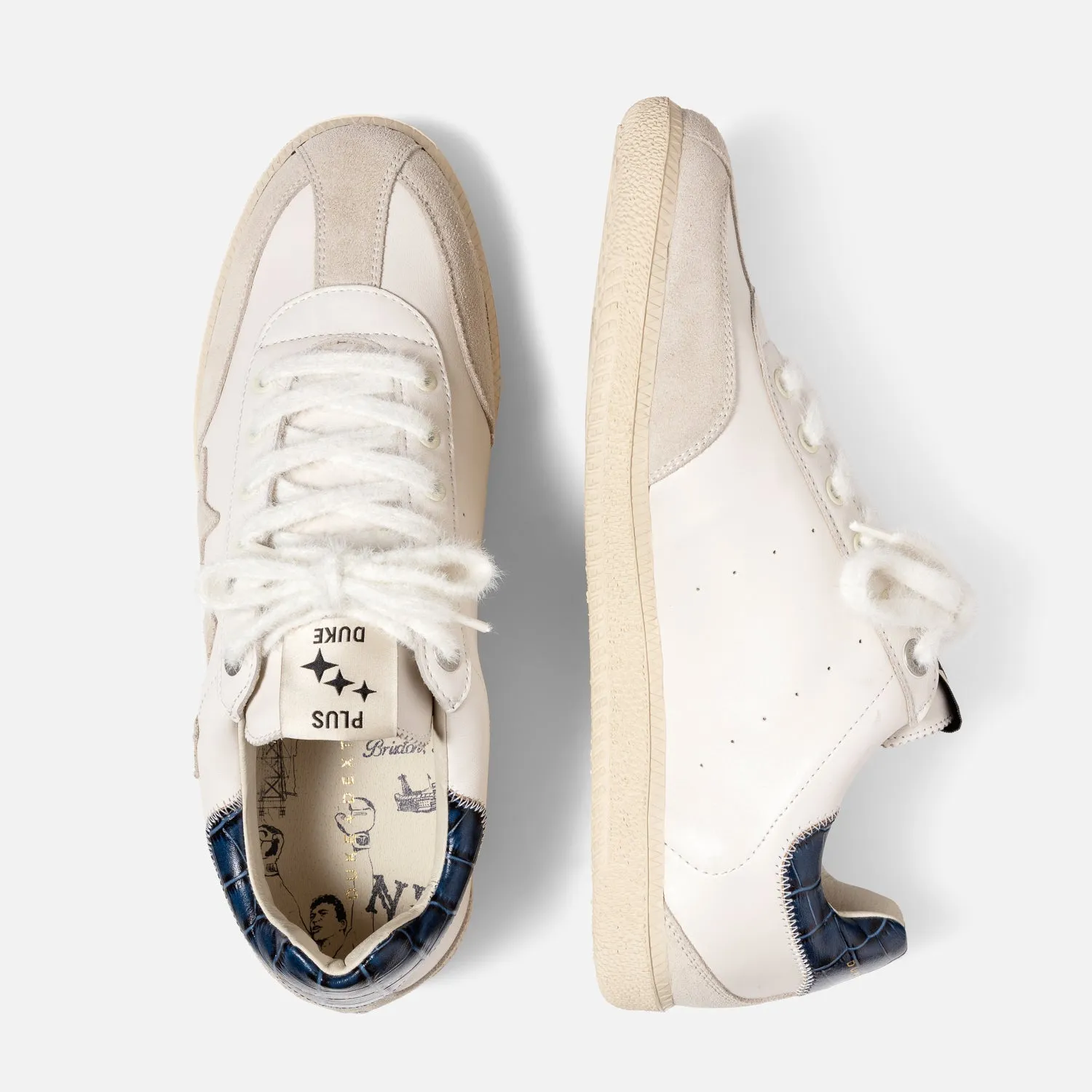 Plus Duke NY White + Navy Sneaker - Men's sold by Duke + Dexter product image thumbnail 5