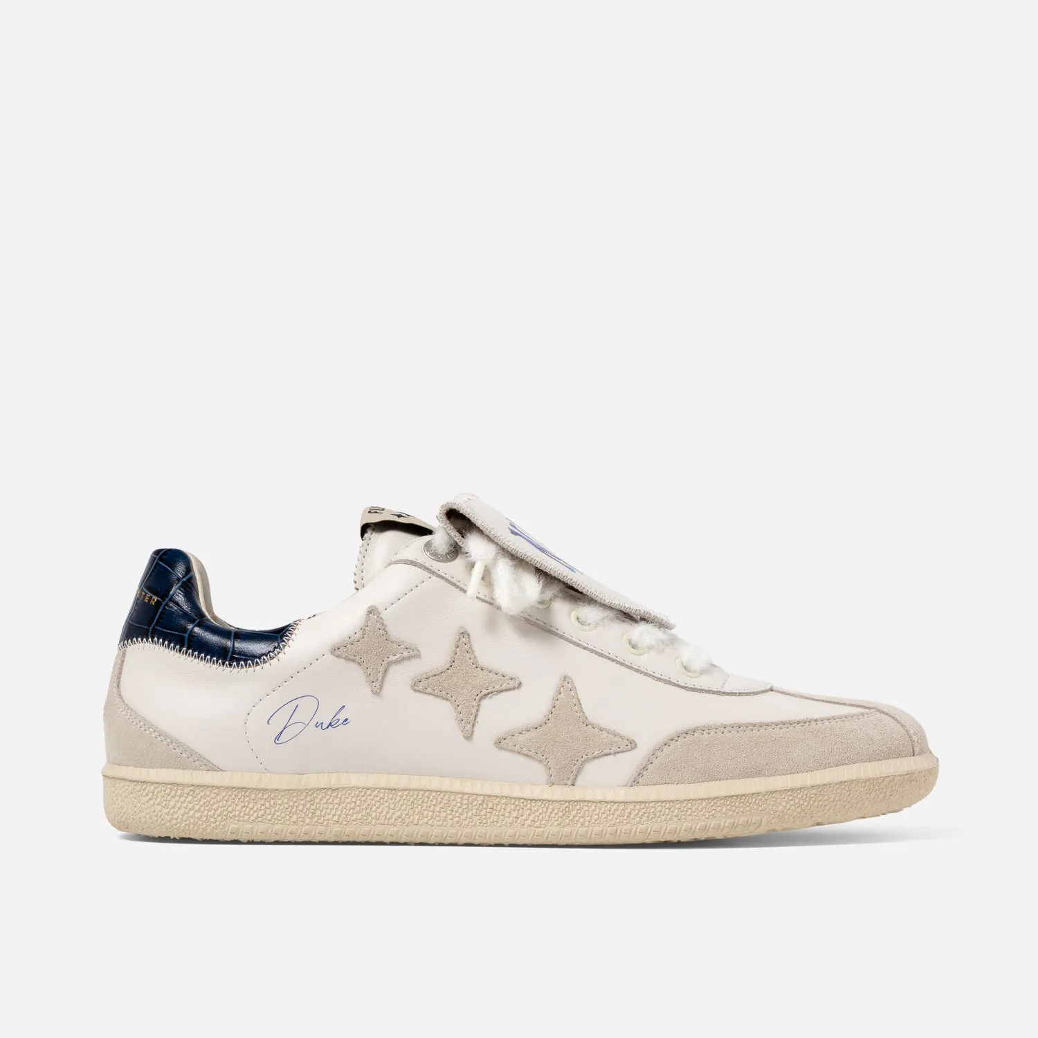 Plus Duke NY White + Navy Sneaker - Men's sold by Duke + Dexter
