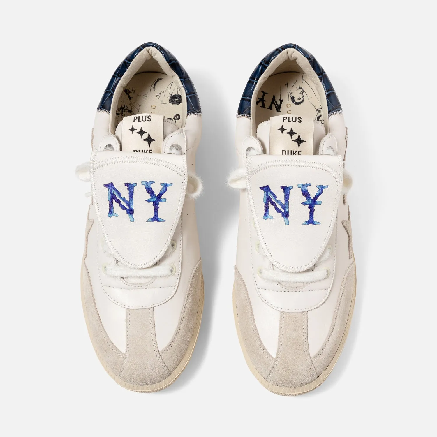 Plus Duke NY White + Navy Sneaker - Men's sold by Duke + Dexter product image thumbnail 4