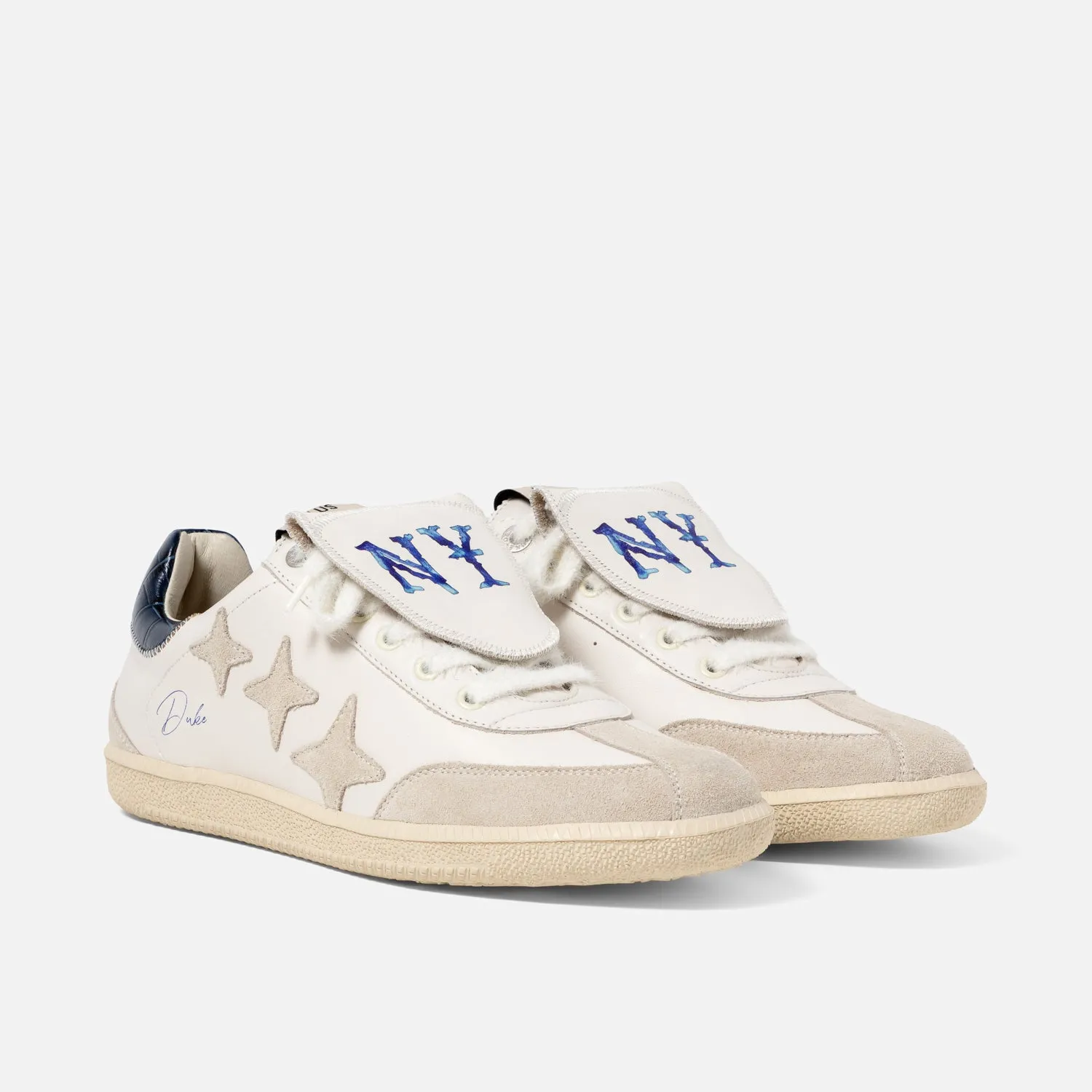 Plus Duke NY White + Navy Sneaker - Men's sold by Duke + Dexter product image thumbnail 3