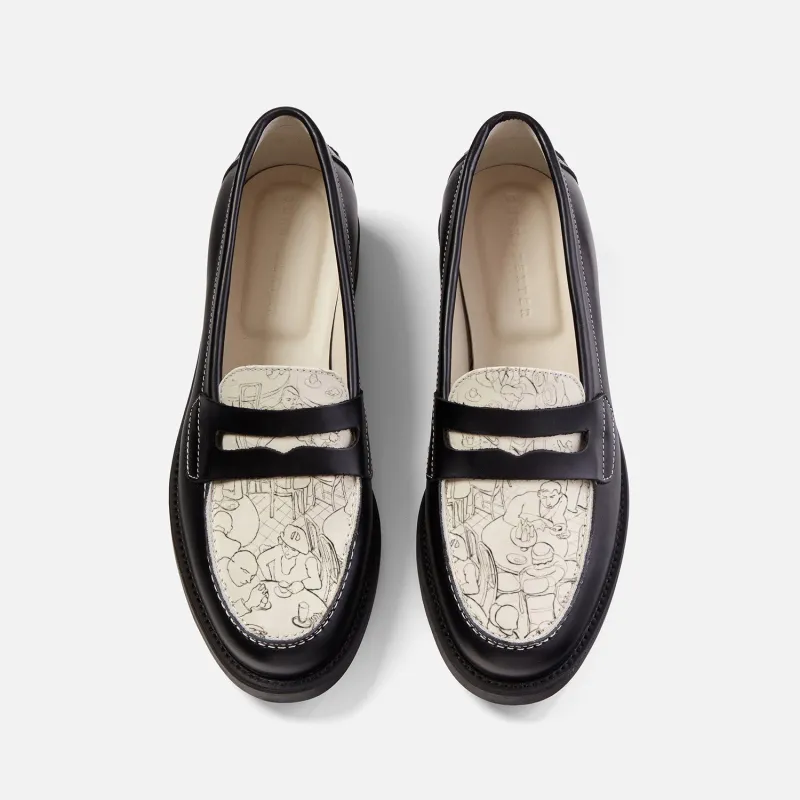 Wilde NY Cafe Penny Loafer - Women's made by Duke + Dexter
