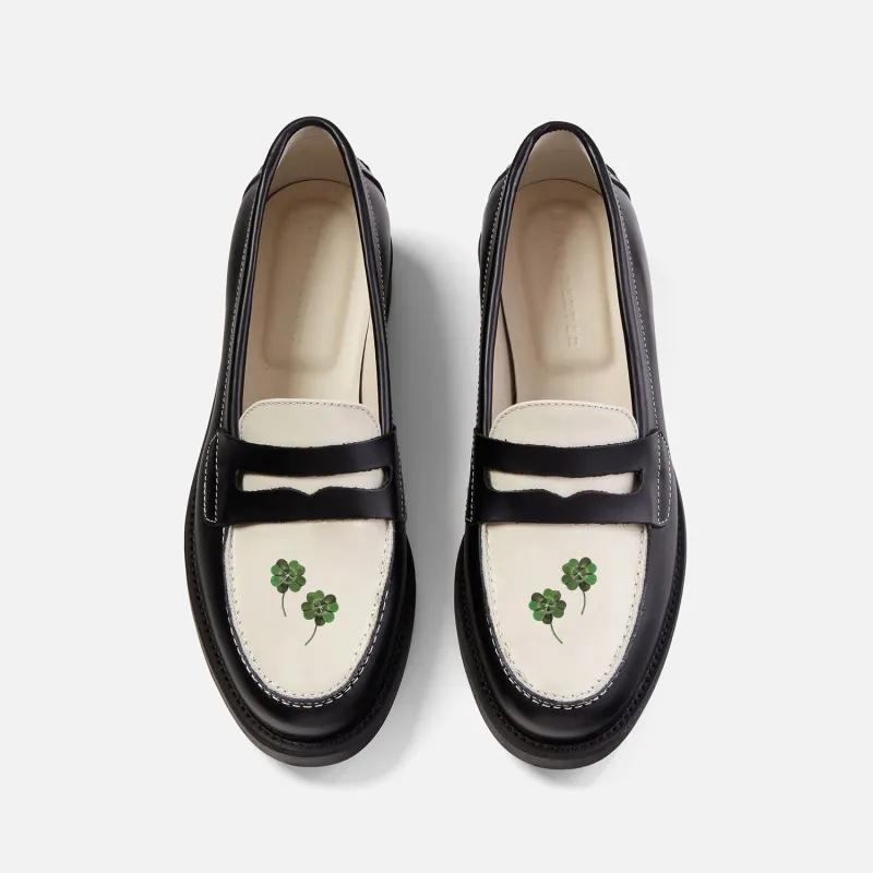 Wilde Clover Penny Loafer - Women's made by Duke + Dexter