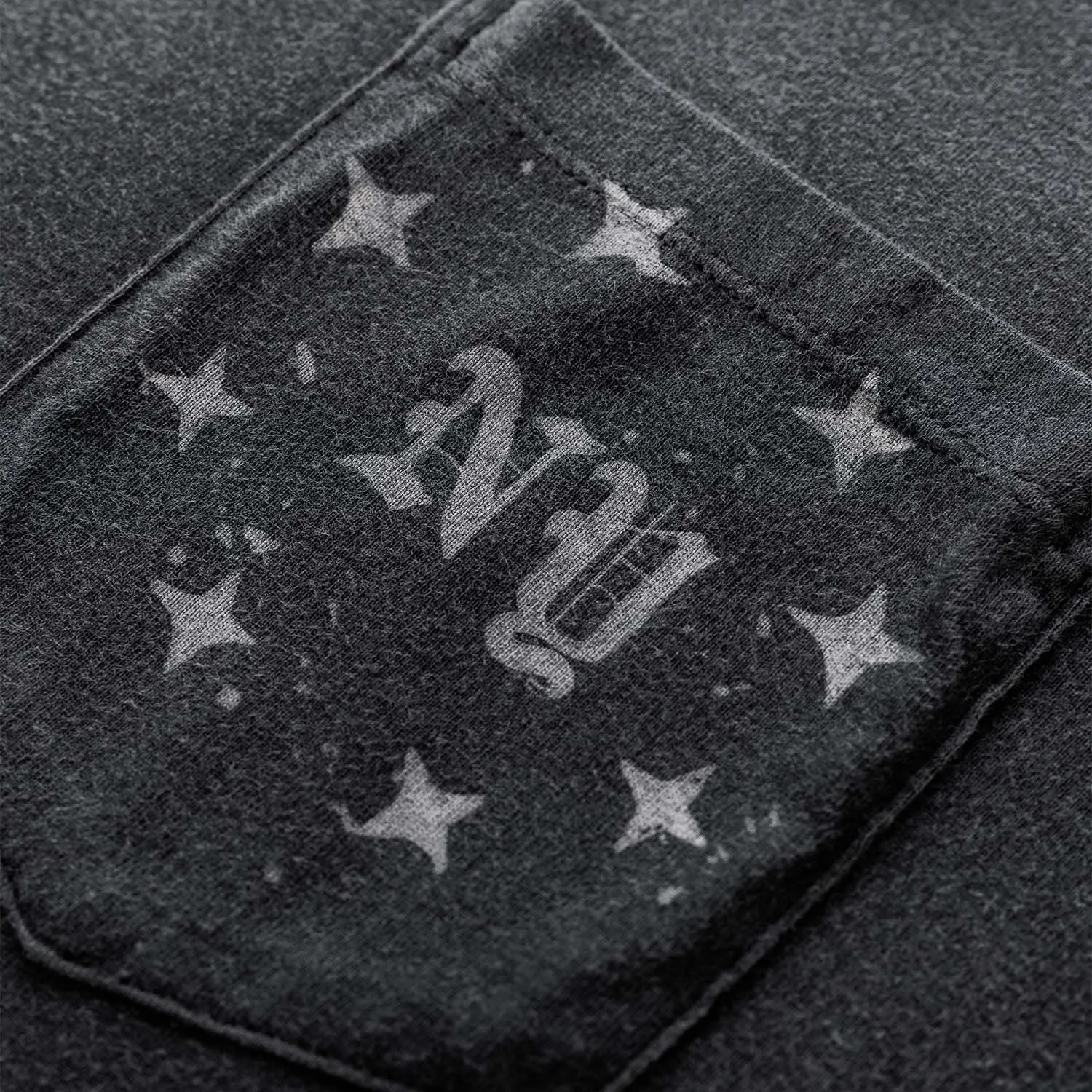 NY Washed Black Pocket T-Shirt sold by Duke + Dexter product image thumbnail 4