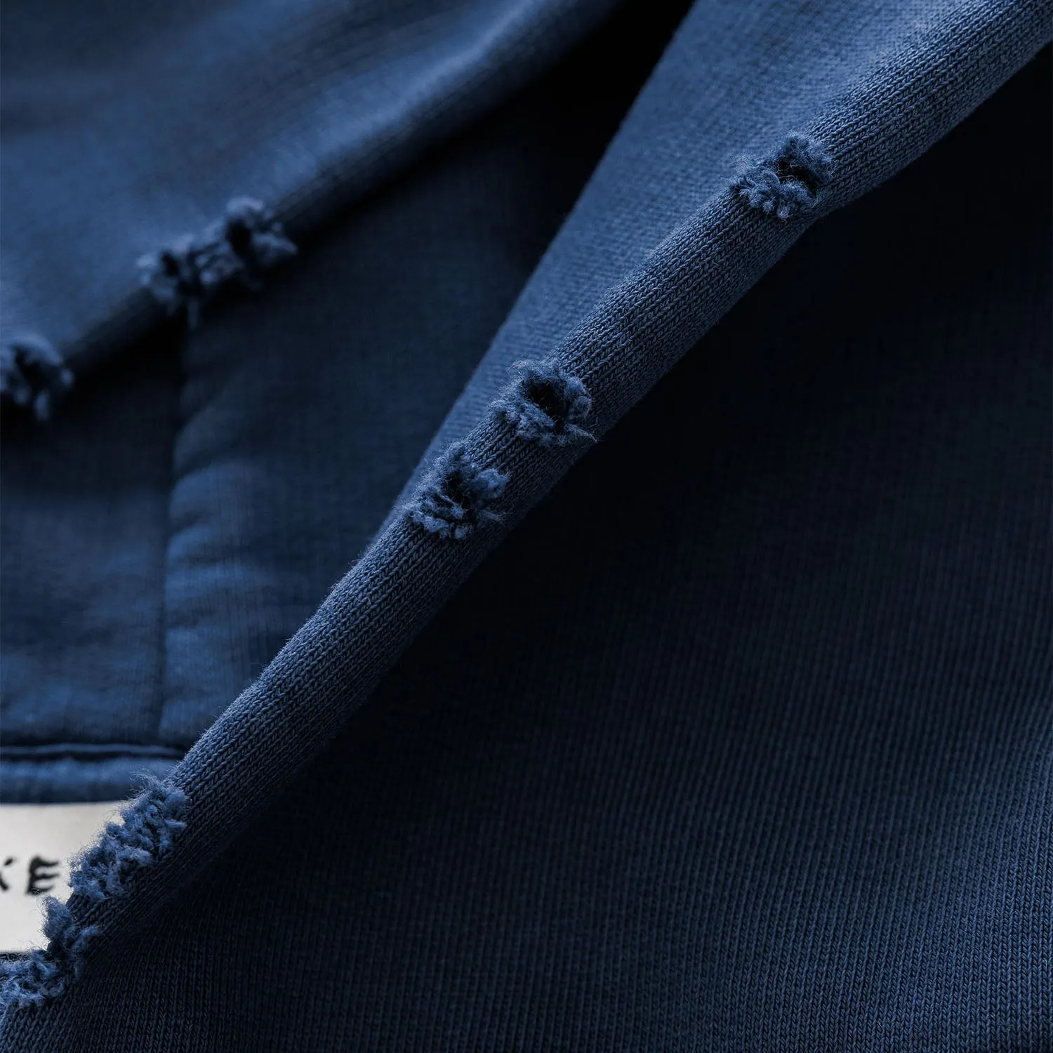 NY Embroidered Navy Hoodie sold by Duke + Dexter product image thumbnail 5