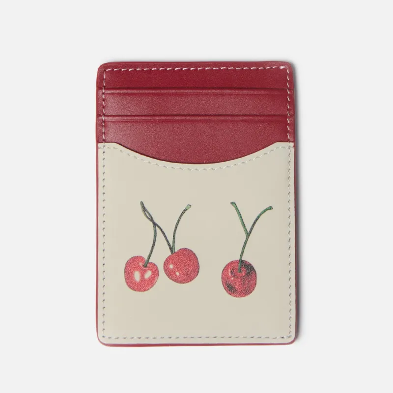 Dean NY Cherry Card Holder made by Duke + Dexter