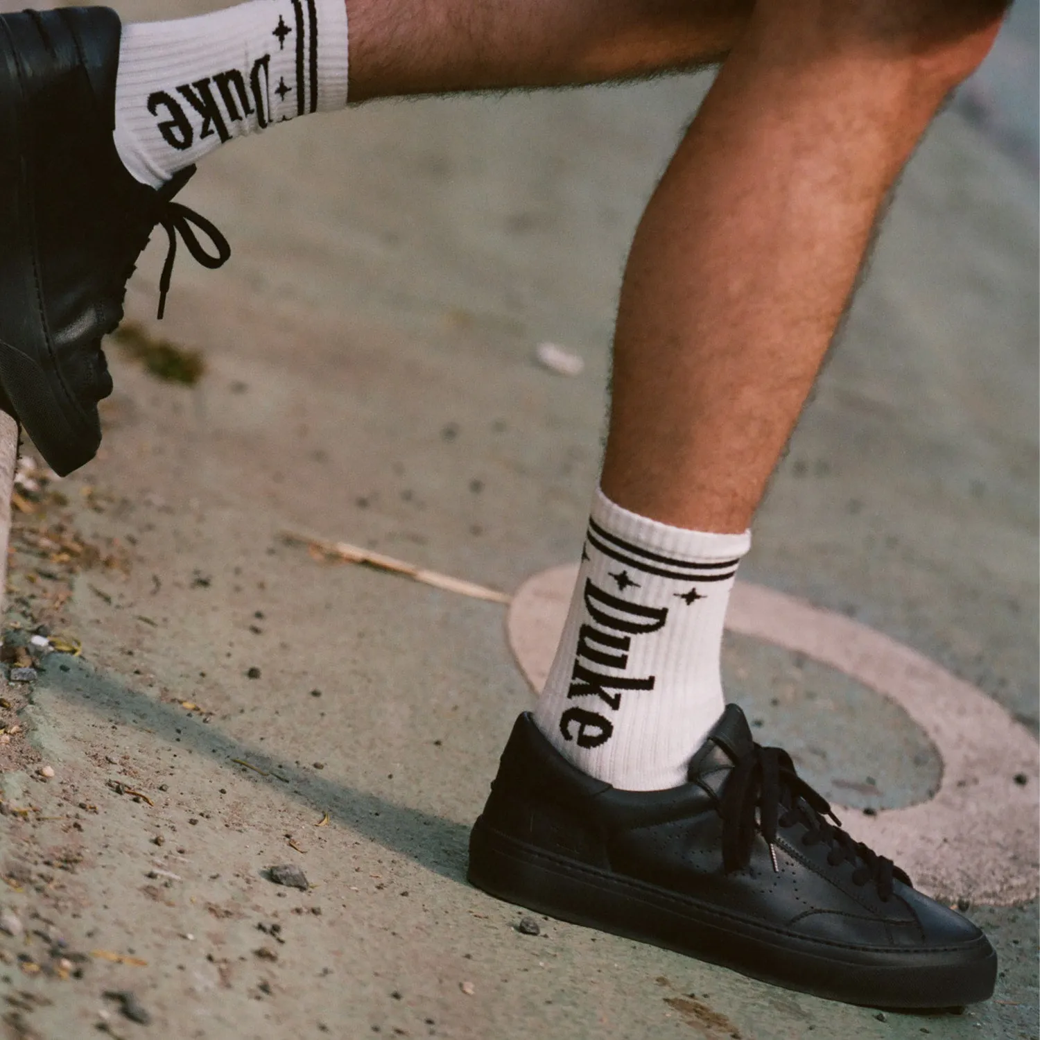 Plus Court Black Sneaker - Men's sold by Duke + Dexter product image thumbnail 2