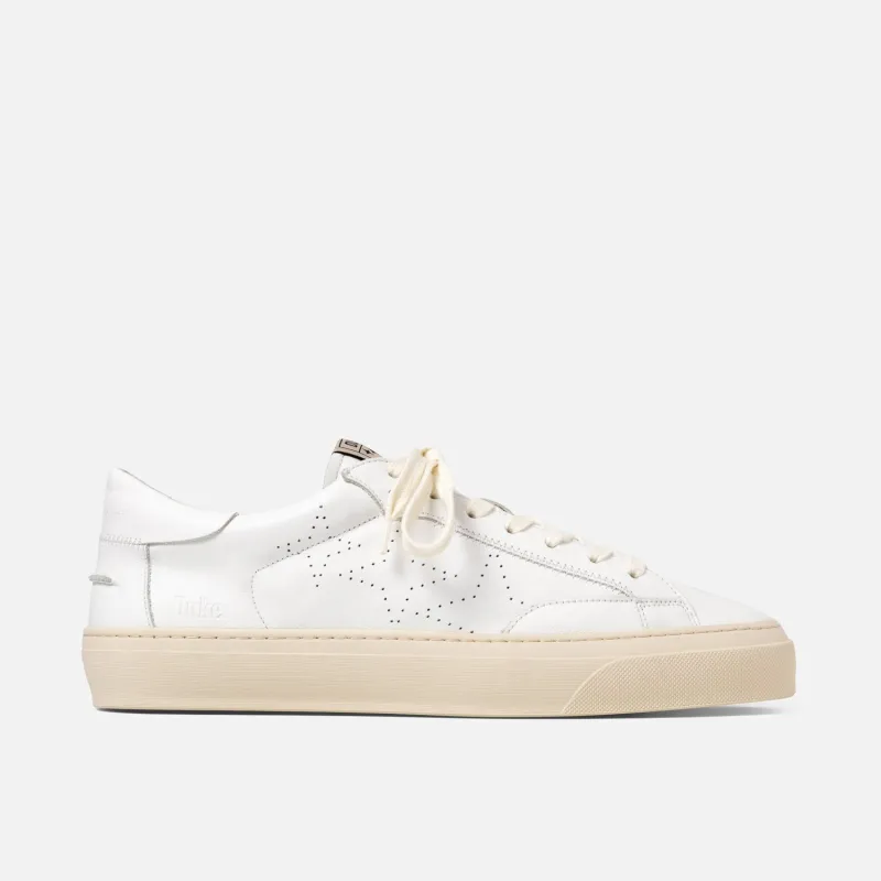 Plus Court White Sneaker - Men's made by Duke + Dexter