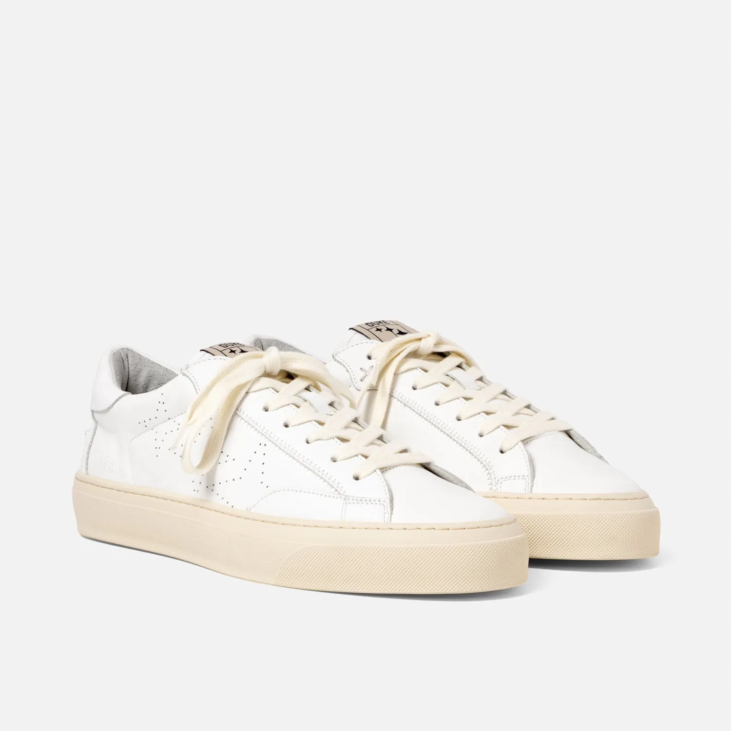 Plus Court White Sneaker - Men's sold by Duke + Dexter product image thumbnail 3