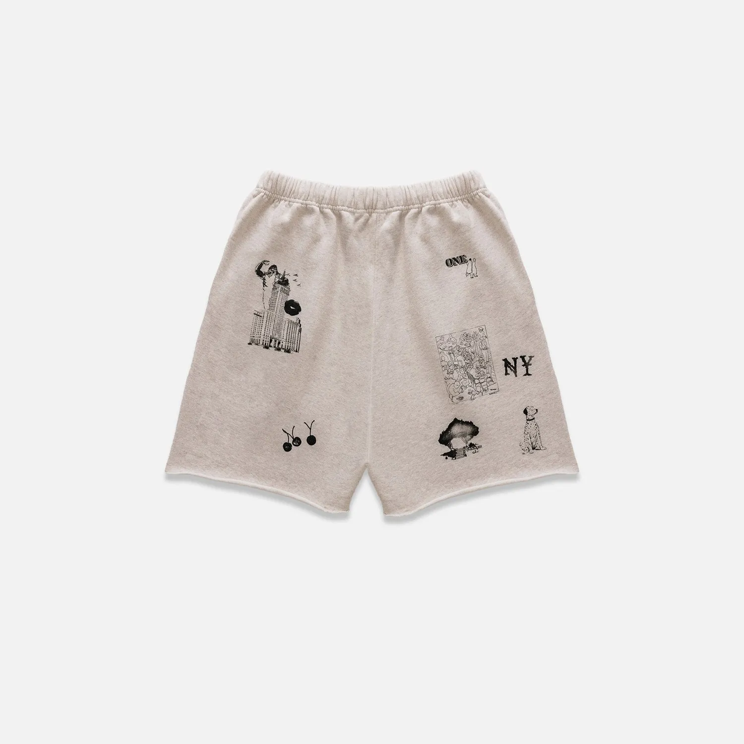 NY Sketch Oat Marl Short sold by Duke + Dexter product image thumbnail 3