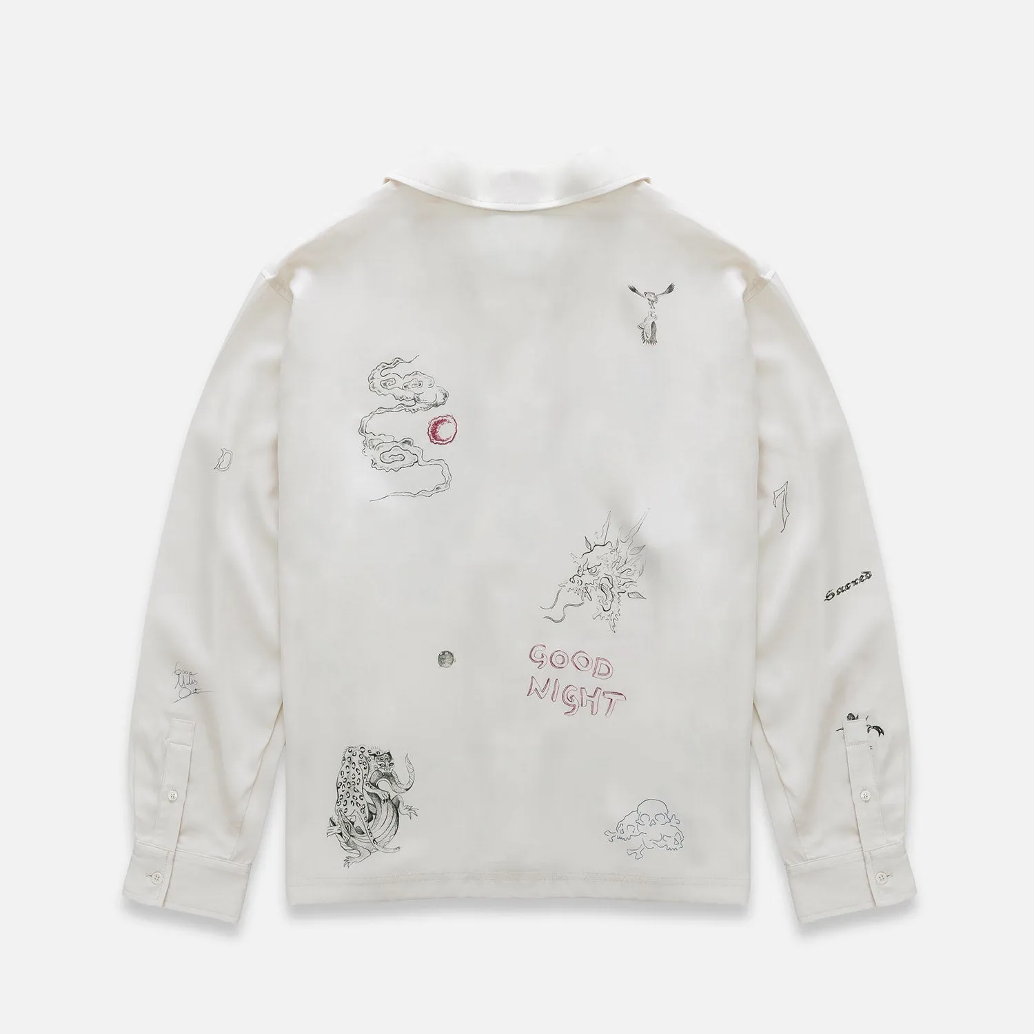 PD Sketch Antique White Shirt sold by Duke + Dexter product image thumbnail 3
