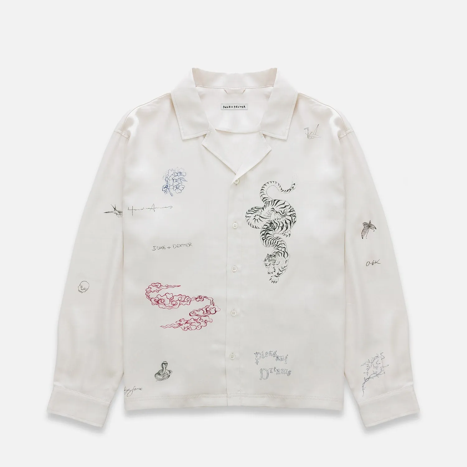 PD Sketch Antique White Shirt sold by Duke + Dexter