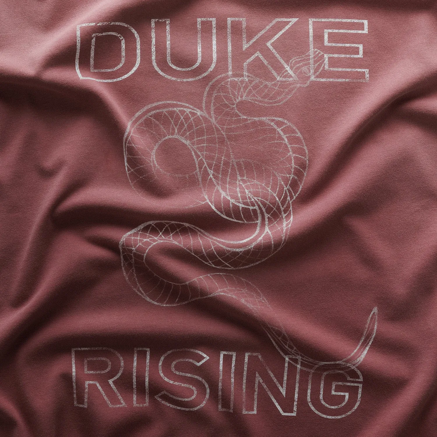 PD Duke Rising Vintage Red T-Shirt sold by Duke + Dexter product image thumbnail 2