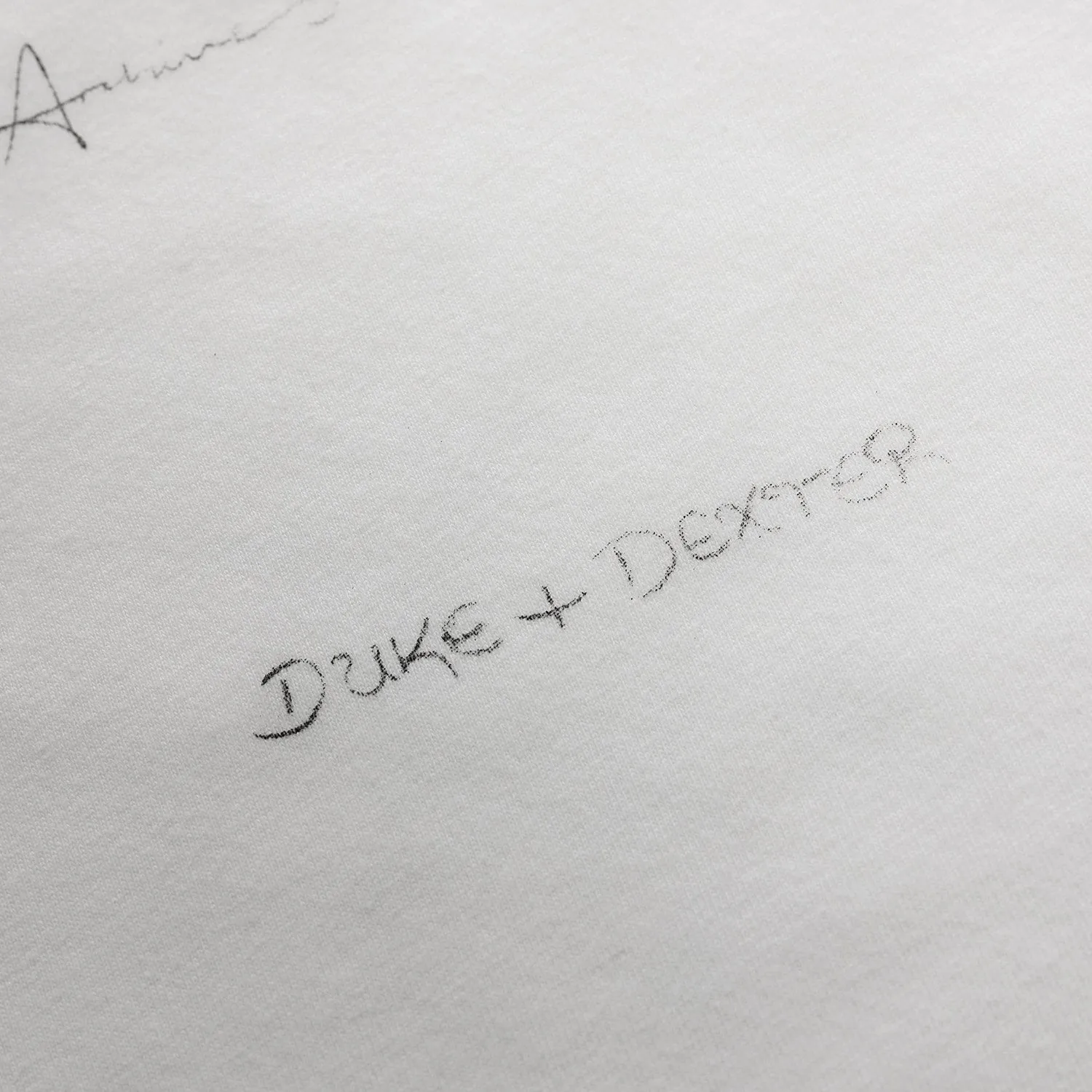 PD Sketch Vintage White T-Shirt sold by Duke + Dexter product image thumbnail 5
