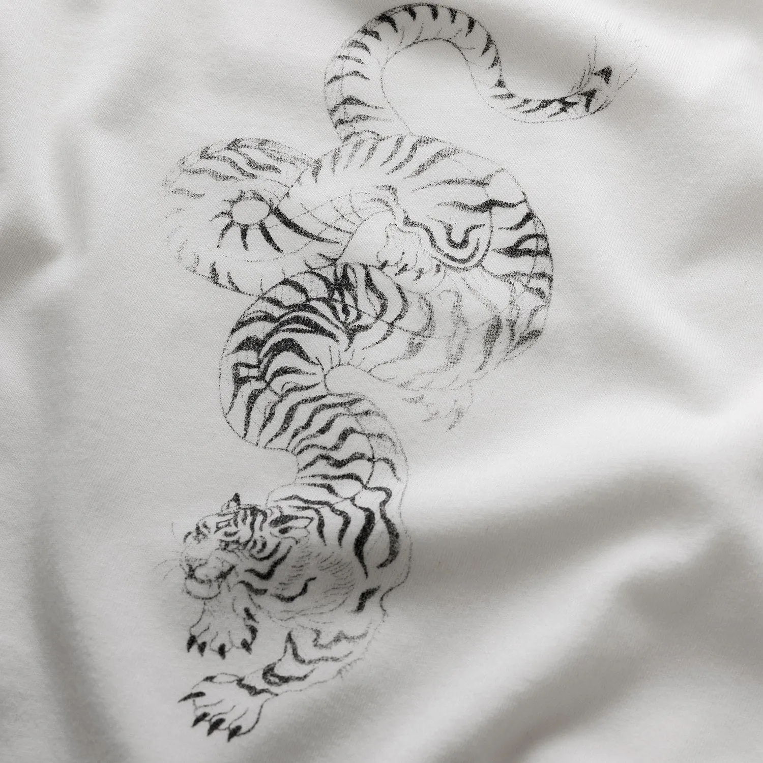 PD Sketch Vintage White T-Shirt sold by Duke + Dexter product image thumbnail 2