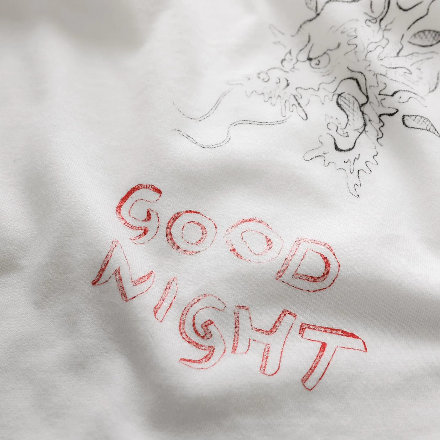 PD Sketch Vintage White T-Shirt sold by Duke + Dexter product image thumbnail 4