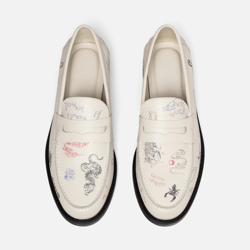 Wilde Pleasant Dreams Sketch Penny Loafer - Men's made by Duke + Dexter