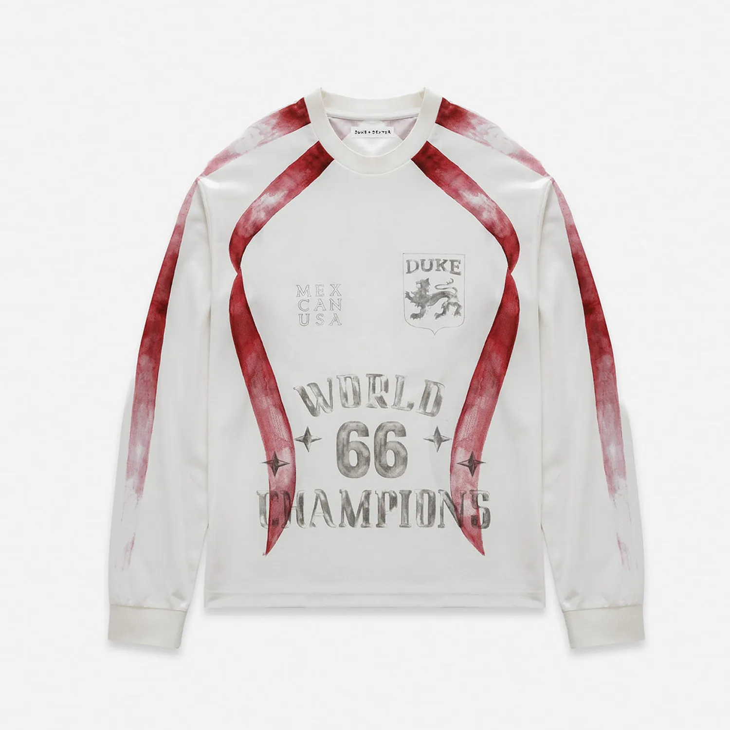 Duke World Champions White + Red Jersey sold by Duke + Dexter