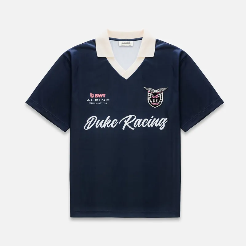 Alpine Formula One Team Deep Blue Sports Jersey made by Duke + Dexter