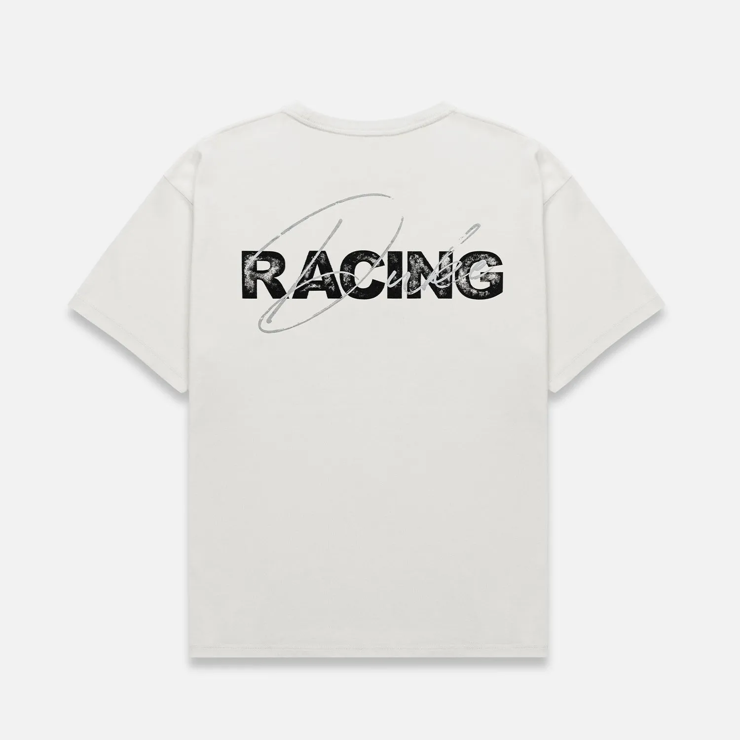 DR1 Signature Racing Vintage White T-Shirt sold by Duke + Dexter product image thumbnail 3