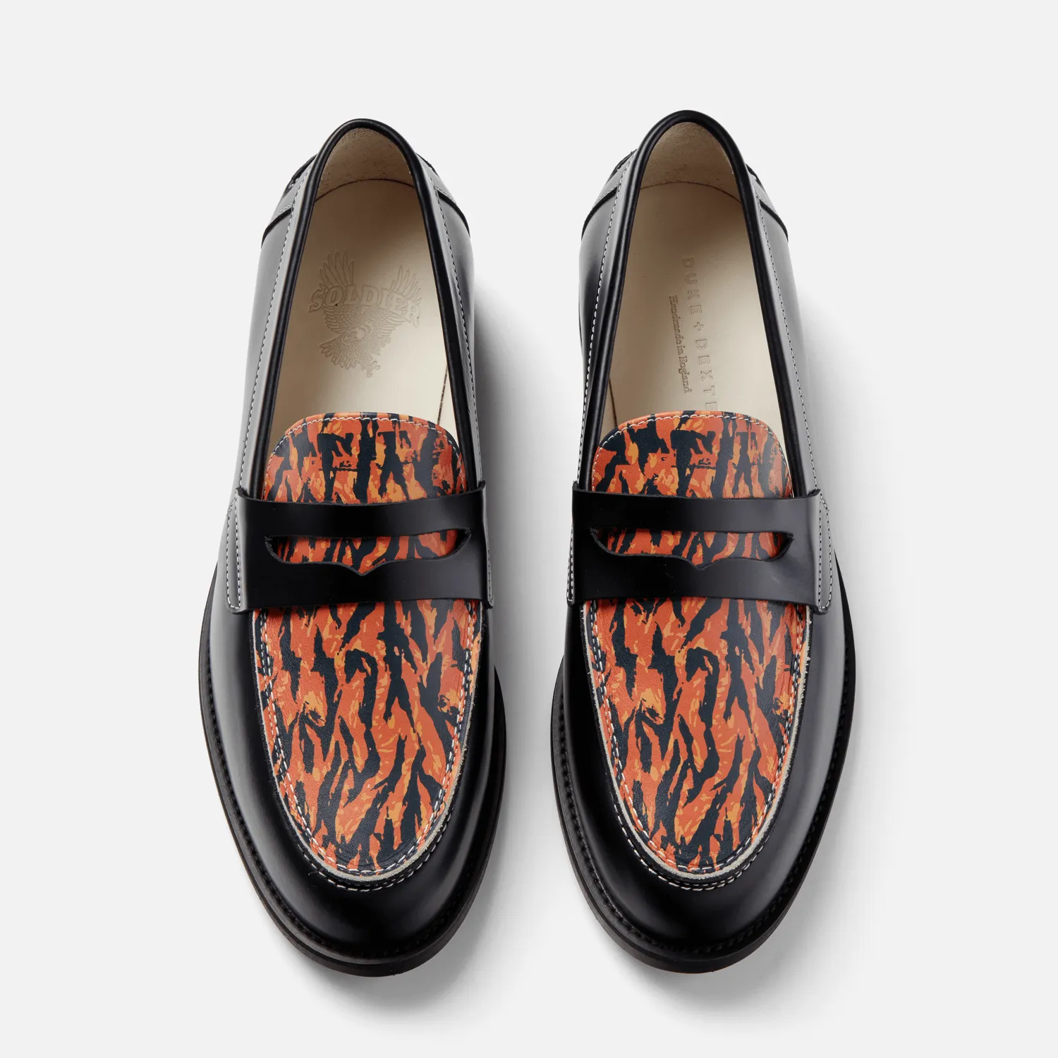 SOLDIER Tiger Camo Penny Loafer - Men's sold by Duke + Dexter