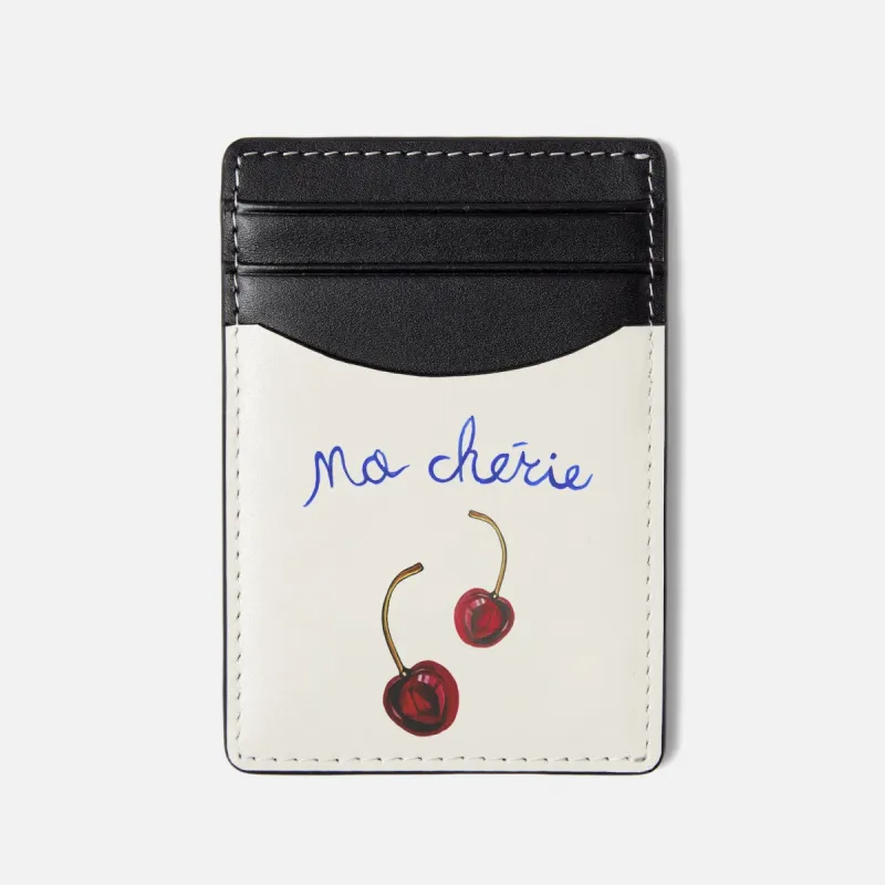 Dean Cherry Card Holder sold by Duke + Dexter
