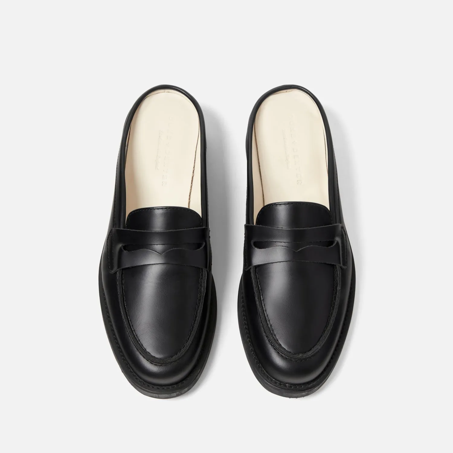 Wilde Black Mule Loafer - Women's sold by Duke + Dexter product image thumbnail 4