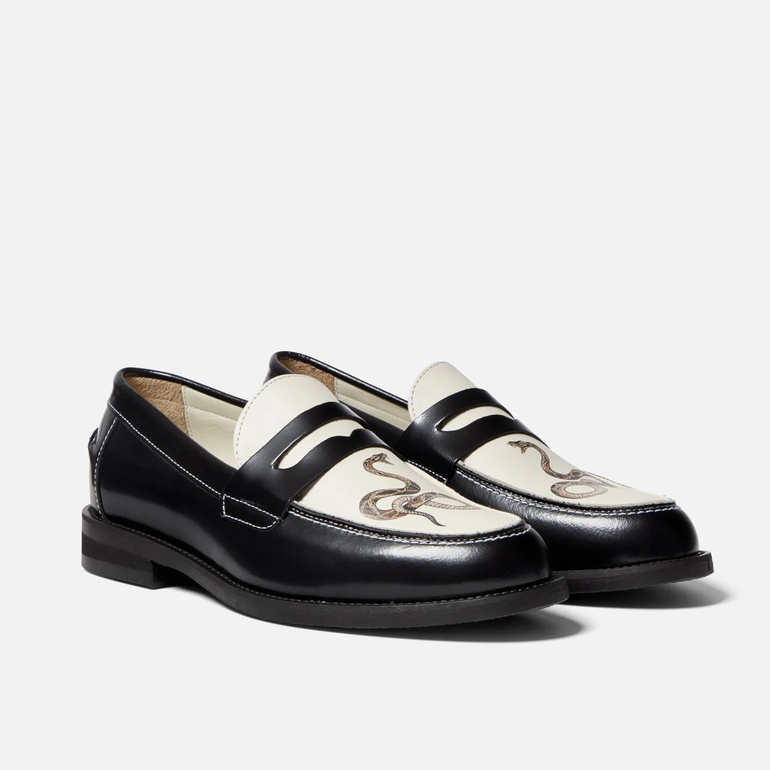 Wilde Snake Penny Loafer - Men's sold by Duke + Dexter product image thumbnail 2