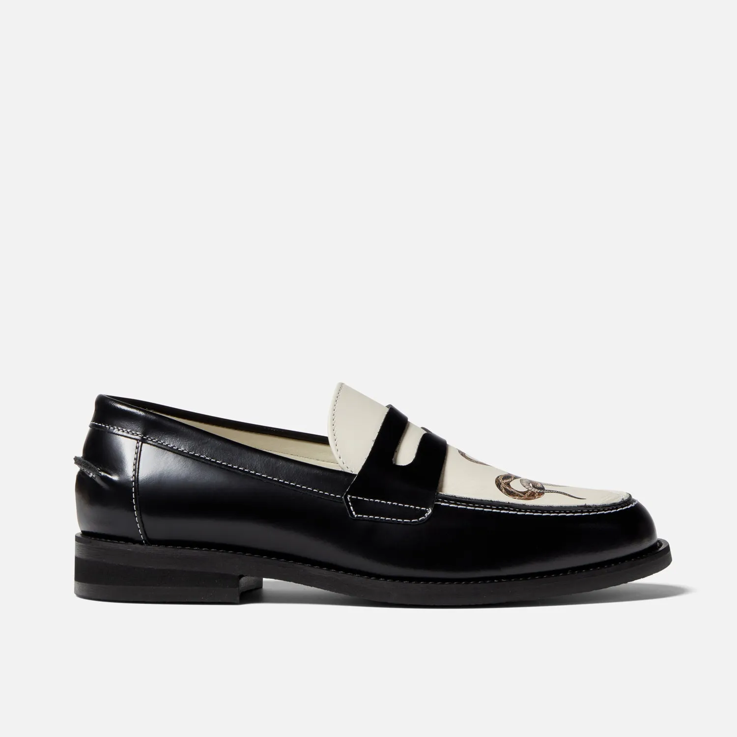 Wilde Snake Penny Loafer - Men's sold by Duke + Dexter product image thumbnail 4