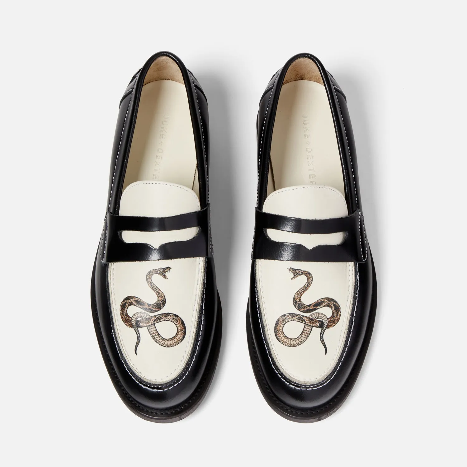Wilde Snake Penny Loafer - Men's sold by Duke + Dexter