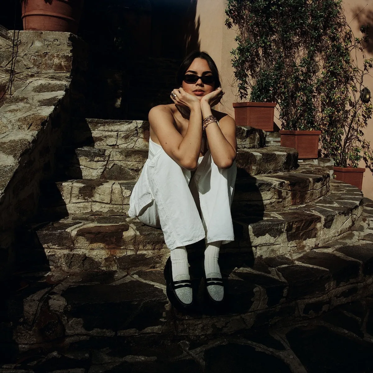 Wilde Black + White Vine Penny Loafer - Women's sold by Duke + Dexter product image thumbnail 2