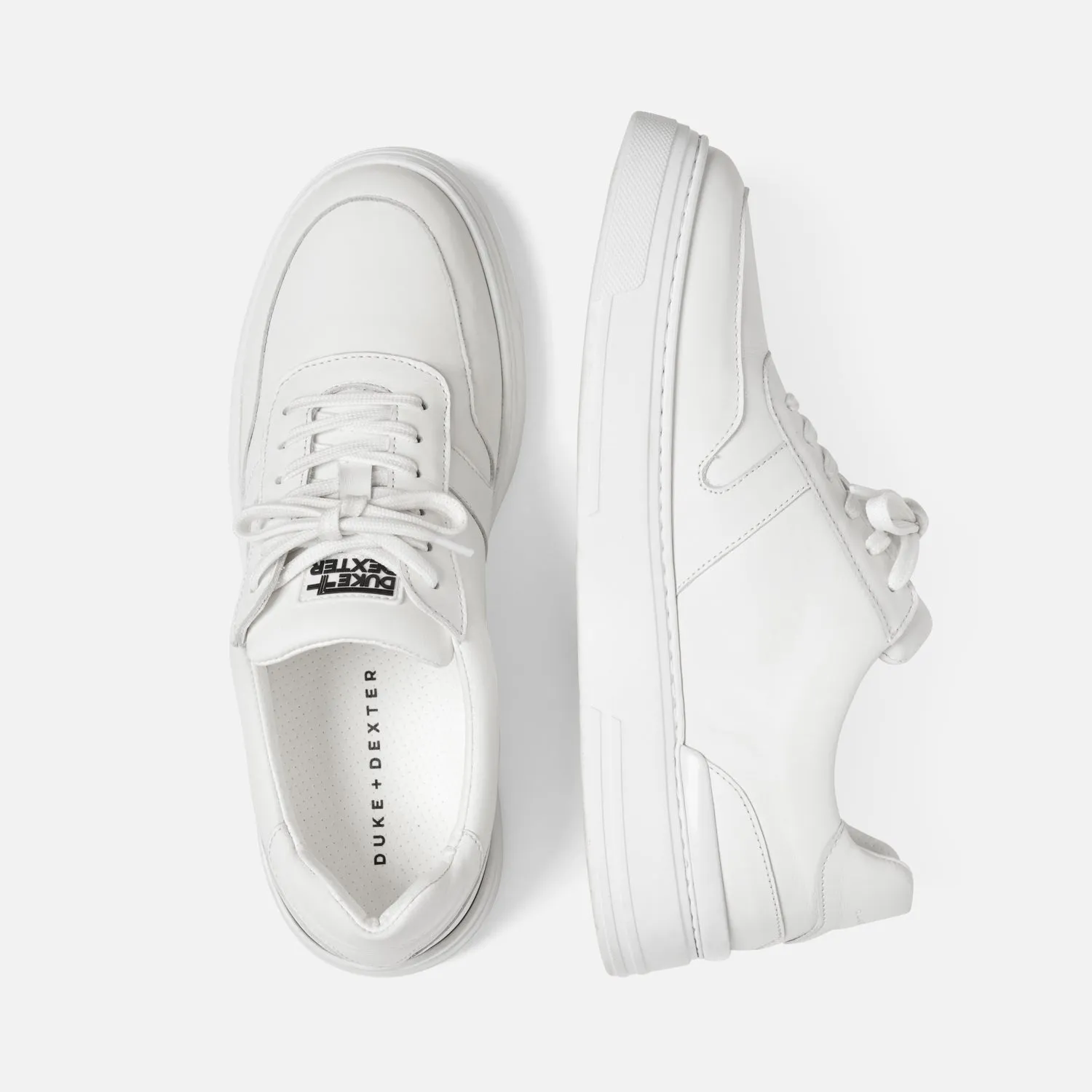 Ritchie Clean White Sneaker - Women's sold by Duke + Dexter product image thumbnail 5