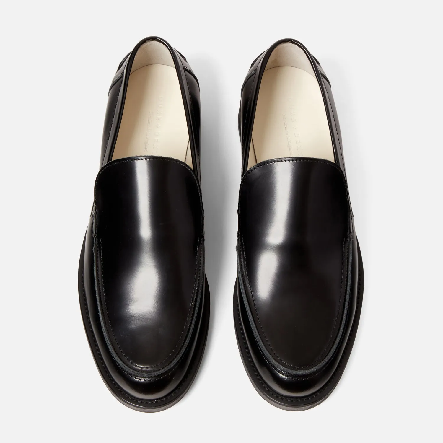 Wilde Black Slip Loafer - Men's sold by Duke + Dexter product image thumbnail 4