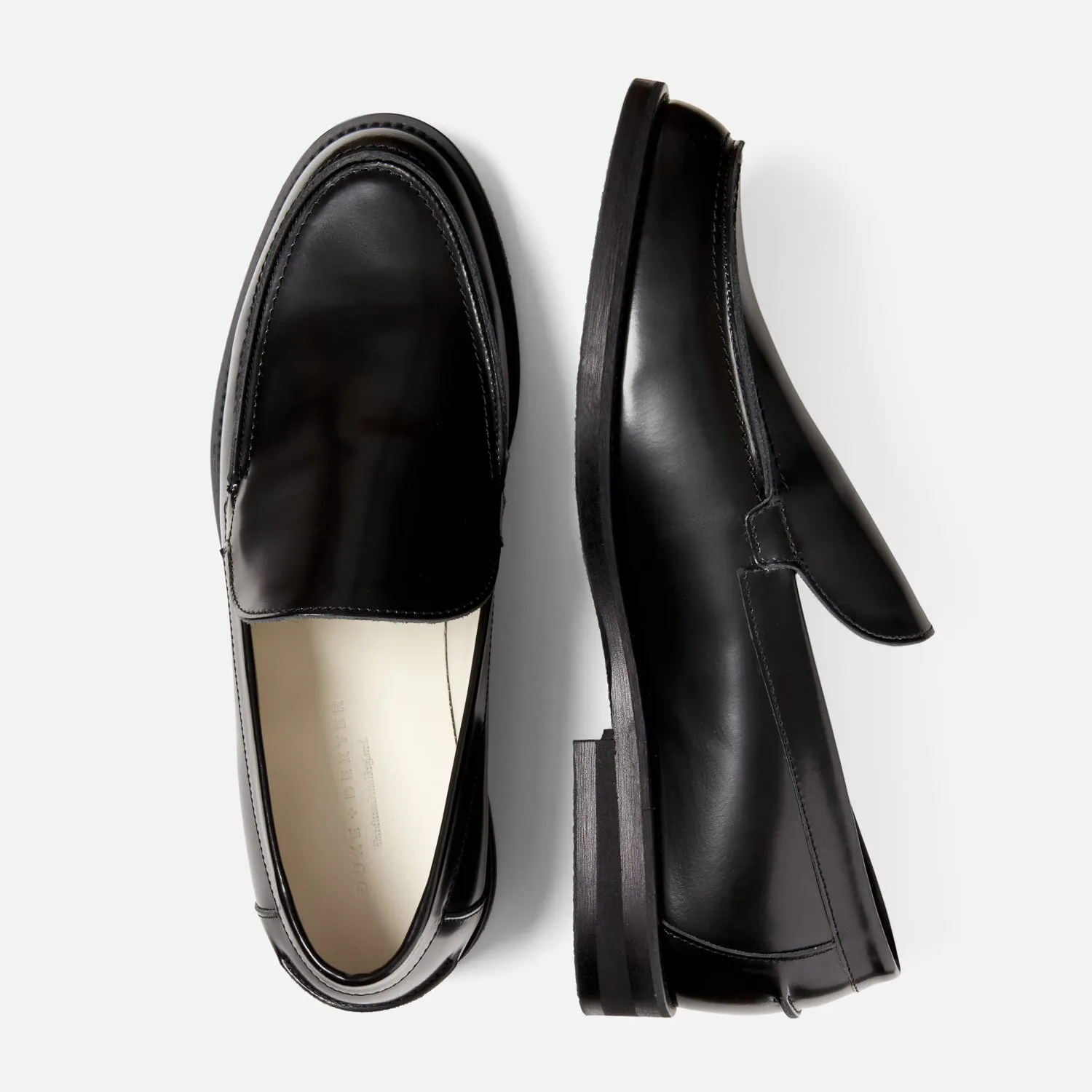 Wilde Black Slip Loafer - Men's sold by Duke + Dexter product image thumbnail 5