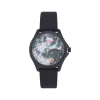 Ed Hardy Ladies Rubber Mul(Print)/Black Plain Analog Watch sold by iTouch Wearables