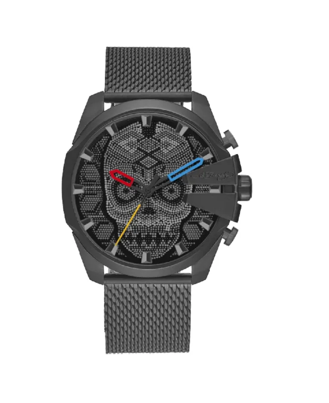Ed Hardy Men's Gunmetal Mesh Bracelet Watch 53mm sold by iTouch Wearables