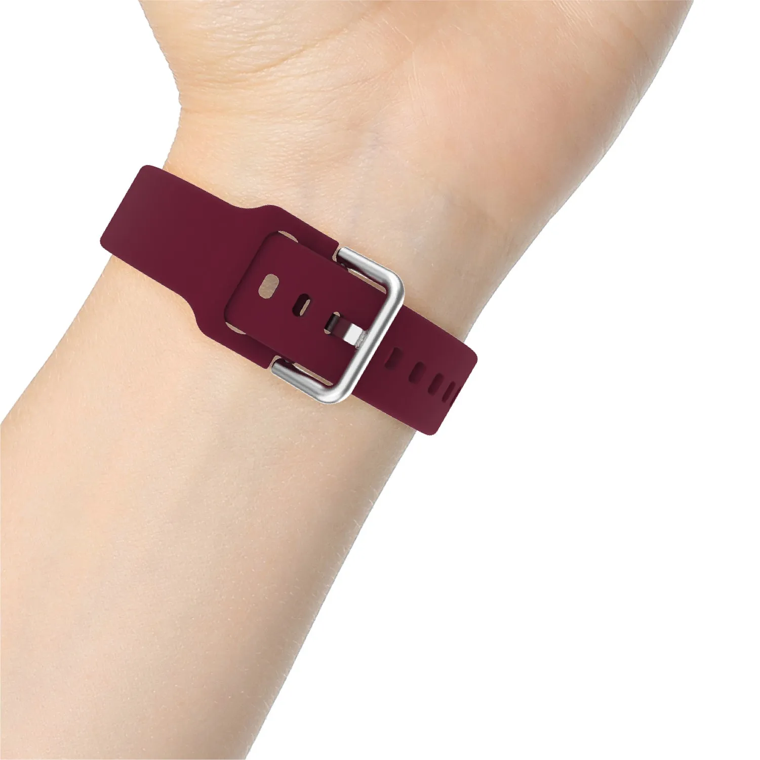 iTouch Air 3 40mm, Sport 3 & Sport Extra Interchangeable Strap: Merlot SIlicone sold by iTouch Wearables product image thumbnail 5